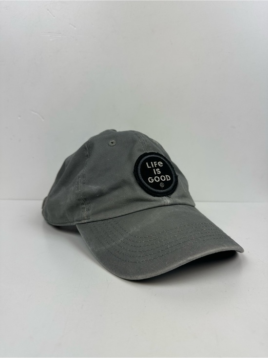 Life Is Good Other - Life Is Good Gray Cotton Circle Logo Cap